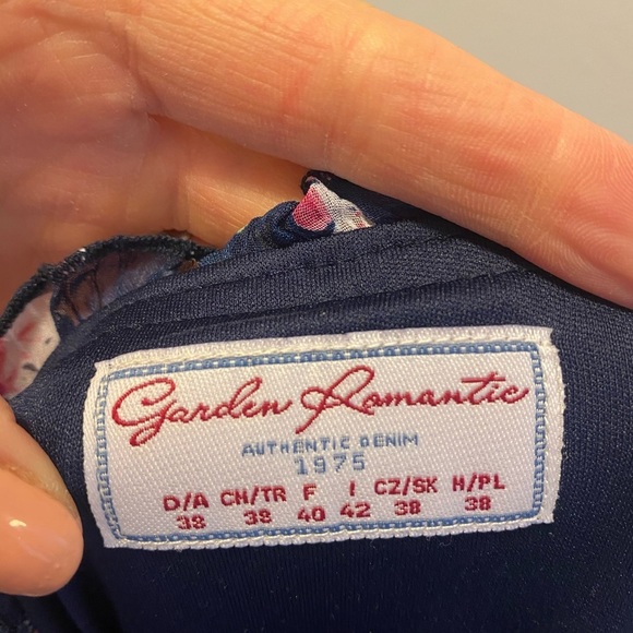 2 FOR $20 Romantic Garden Floral Dress Czech Republic Brand - Picture 5 of 6